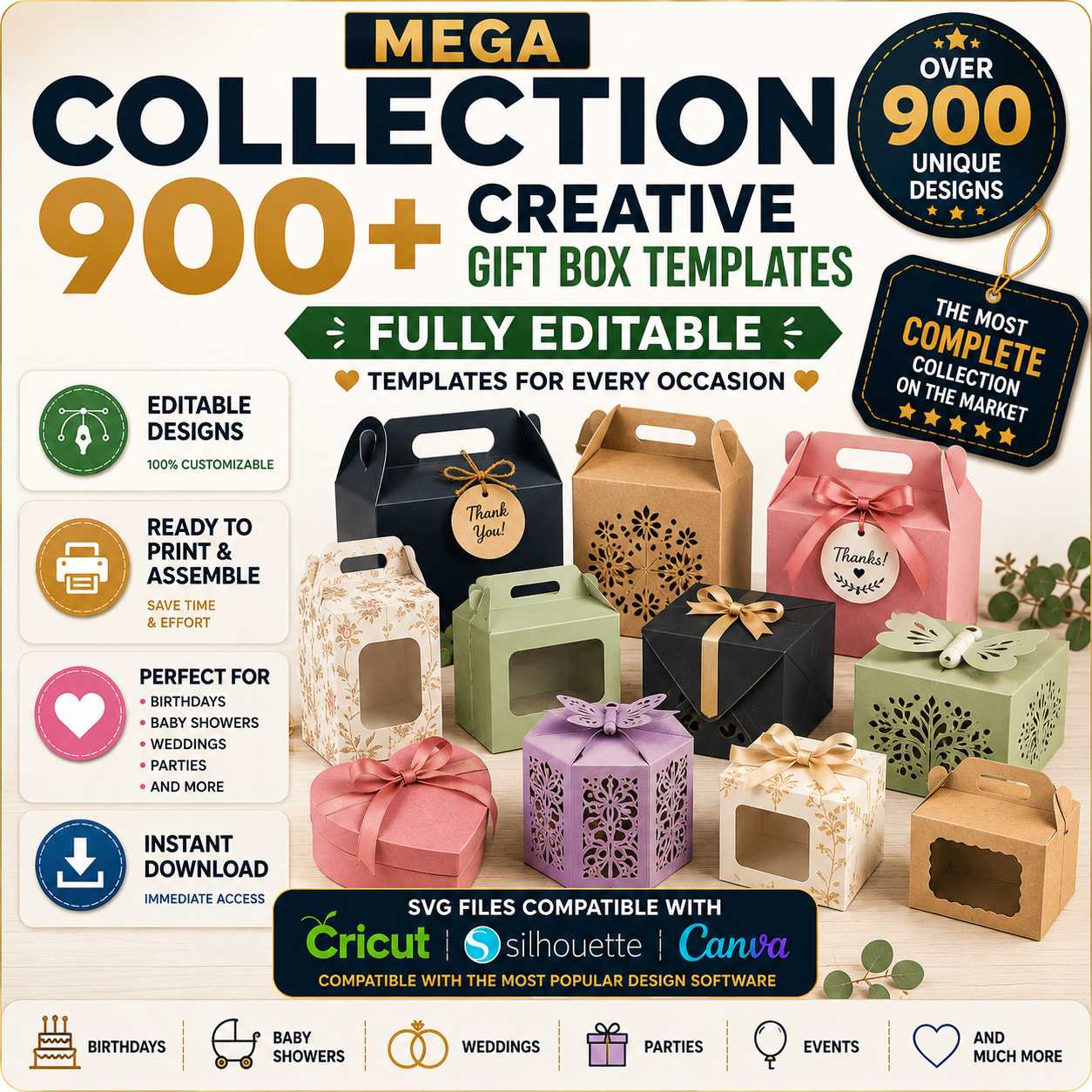COLLECTION CREATIVE 900 GIF BOX