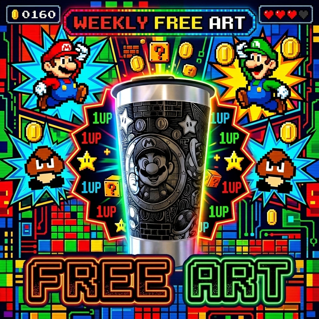 ARTE GRÁTIS SUPER MARIO