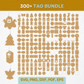 300+ Tag Bundle (svg, png, dxf, pdf, eps)