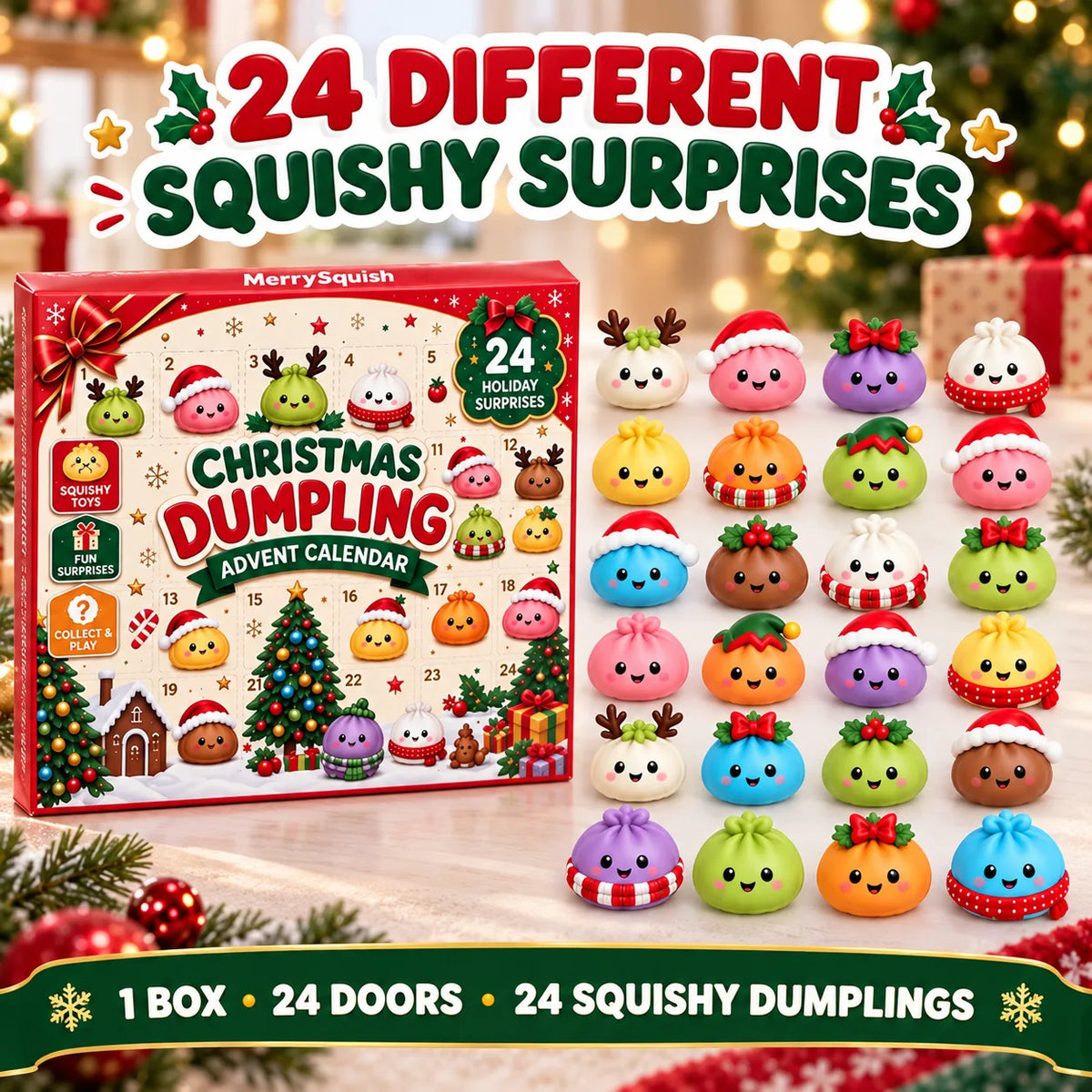Dumpling Squishy Advent Calendar 2026