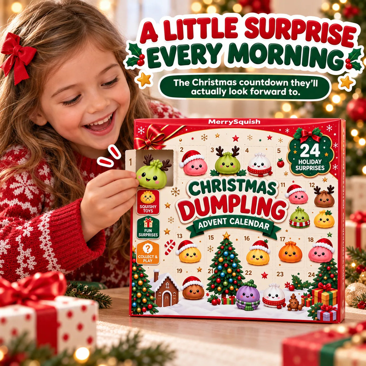Dumpling Squishy Advent Calendar 2026
