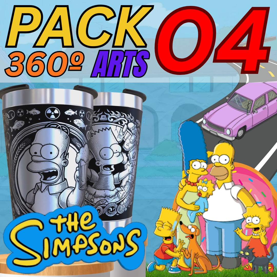 Simpsons 360º 4-Art Pack