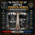 Pack 5 360º designs of the Paraguayan Air Force