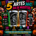 Pack 5 artes 360º dias dos Mortos
