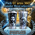 Pack 7 360º designs Lionel Messi
