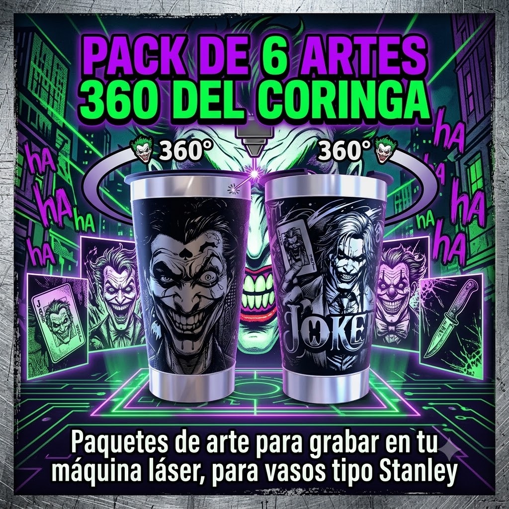 6 360º Joker Designs Pack