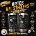 5-Pack of 360º Art NFL Steelers