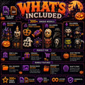 300 Halloween STL & 3MF Files Bundle